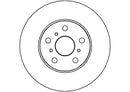 Disctech Brake Disc - Fits Toyota - ABD3463 - Front Axle