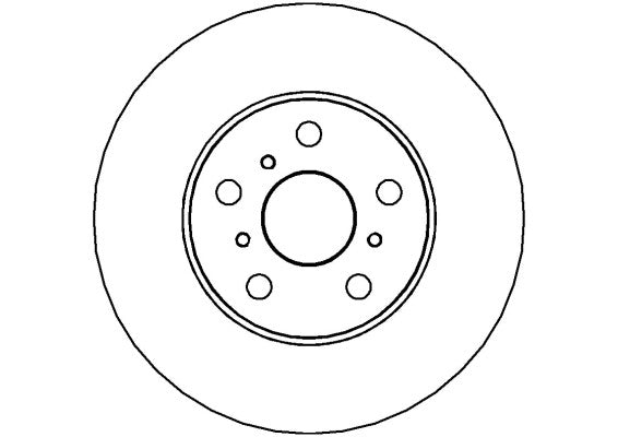 Disctech Brake Disc - Fits Toyota - ABD3463 - Front Axle