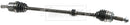 Borg & Beck Driveshaft - RH - BDS1637