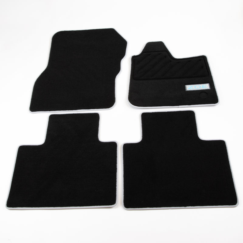 Genuine Renault Zoe Front Rear Premium Textile Car Mats RHD 2012-2019