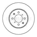 Borg & Beck Brake Disc Pair Part No -BBD4082