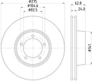 Mintex Brake Discs fits -Ldv S280:5 MDC446 (also fits other vehicles)