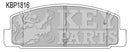 Key Parts Brake Pad Set -KBP1816