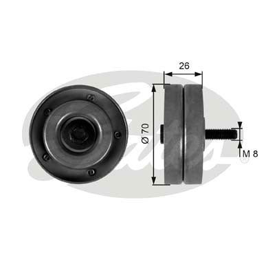 Gates DriveAlign Idler Pulley - T36168