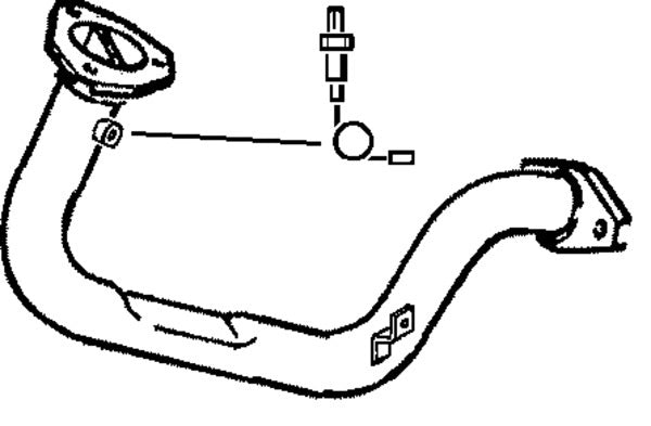 Klarius 301017 - Front Pipe For Cat  - Fits Peugeot 205 1.4i
