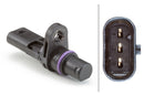 HELLA 6PU 013 122-231 Sensor, crankshaft pulse - 3-pin connector - Bolted