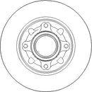 Disctech Brake Disc - Fits Bmw, Citroën - ABD3388 - Rear Axle