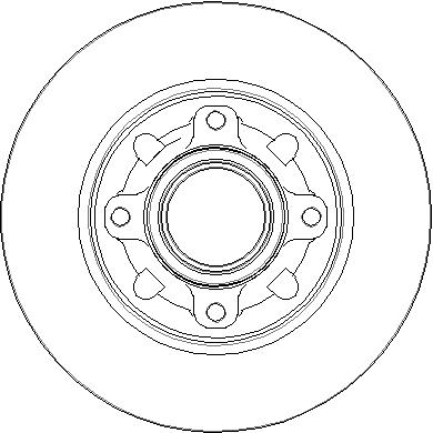Disctech Brake Disc - Fits Bmw, Citroën - ABD3388 - Rear Axle