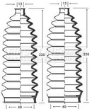 First Line Steering Gaiter Kit Part No -FSG3243