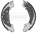 Borg & Beck Brake Shoes Part No -BBS6375