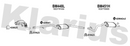 Klarius BM448L - Box With Centre Pipe  - Fits BMW 320 2.0d