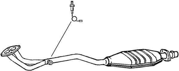 Klarius 380031 - Catalyst Incl Frnt Pipe Non Ta