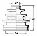 Borg & Beck Cv Joint Boot Kit Part No -BCB6061
