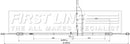 First Line Brake Cable - FKB3898