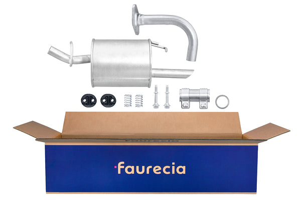 FAURECIA 8LD 366 035-741 Rear Muffler - Easy2Fit® Kit - fits TOYOTA YARIS