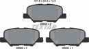 Textar Brake Pad Set - 2568801