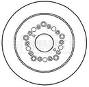 Borg & Beck Brake Disc Pair Part No -BBD5178
