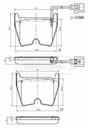 Borg & Beck Front Brake Pad Set -BBP2617