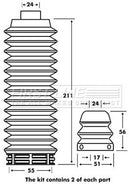 First Line Strut Protection Kit Part No -FPK7054