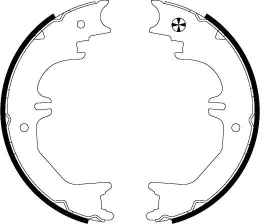 Mintex Brake Shoes fits -Lexus Toyota MFR628 (also fits other vehicles)