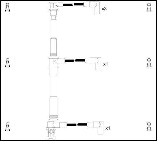 ElectroSpark Ignition Lead Set - OEK385