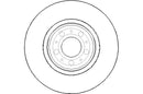 Disctech Brake Disc - Fits Seat, Volvo - ABD3019 - Front Axle