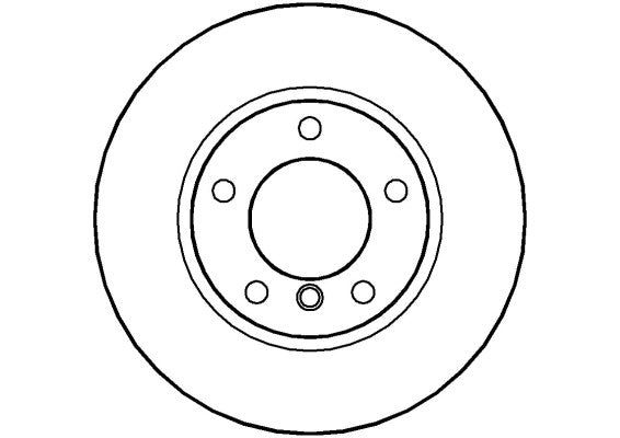 Disctech Brake Disc - Fits Bmw, Mitsubishi - ABD3419 - Front Axle