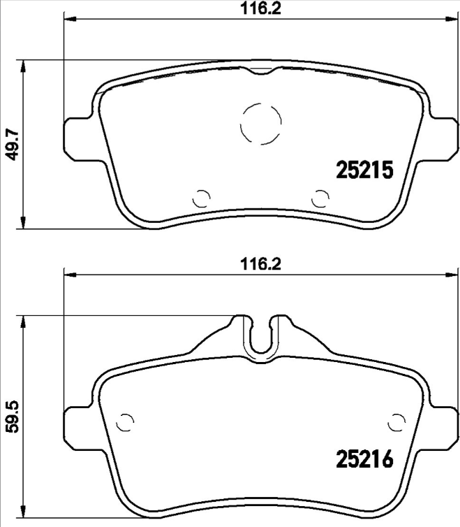 Brembo Brake Pad Set - P50101