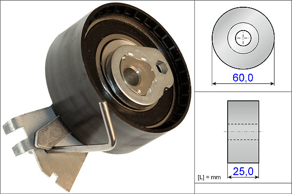 INA Tensioner Pulley - Timing Belt - Part No - 531057210