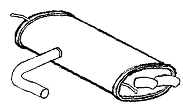 Klarius VW1570W - Box With Tail Pipe