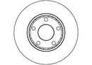 Disctech Brake Disc - Fits Audi, Volvo - ABD3107 - Front Axle