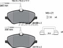 Citroën Peugeot, Brake Pad Set - Textar 2413301