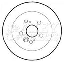 Key Parts Brake Disc Pair Part No -KBD4363
