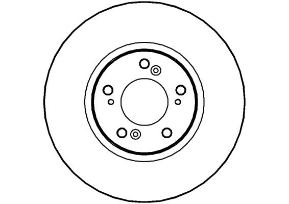 Disctech Brake Disc - Fits Honda - ABD2742 - Front Axle