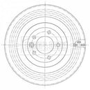 Borg & Beck Brake Disc Single Part No -BBD6107S
