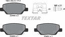 Textar Brake Pad Set - 2244901