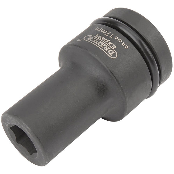 Expert HI-TORQ 6 Point Deep Impact Socket, 1" Sq Dr, 17mm