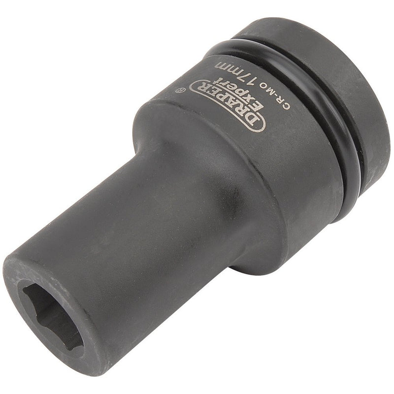 Expert HI-TORQ 6 Point Deep Impact Socket, 1" Sq Dr, 17mm