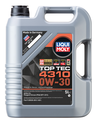 Liqui Moly - Top Tec 4310 0W30 5ltr