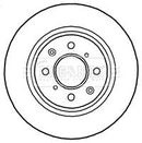 Borg & Beck Brake Disc Pair Part No -BBD4786