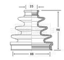 Borg & Beck Cv Joint Boot Kit Part No -BCB2345