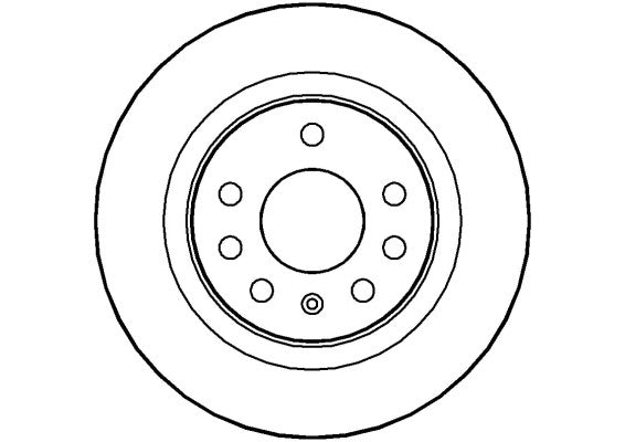 Disctech Brake Disc - Fits Cadillac, Lexus - ABD2033 - Rear Axle