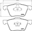 Volvo Brake Pad Set - Padtech PAD2543
