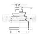 First Line Cv Joint Boot Kit Part No -FCB2783
