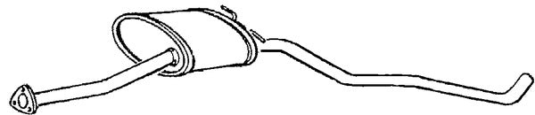 Klarius GM21V - Box With Centre Pipe Right Han