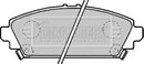 Borg & Beck Brake Pad Set -BBP1995