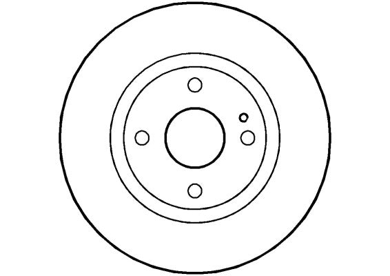 Disctech Brake Disc - Fits Mazda - ABD2694 - Front Axle