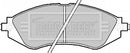 Borg & Beck Front Brake Pad Set -BBP2171