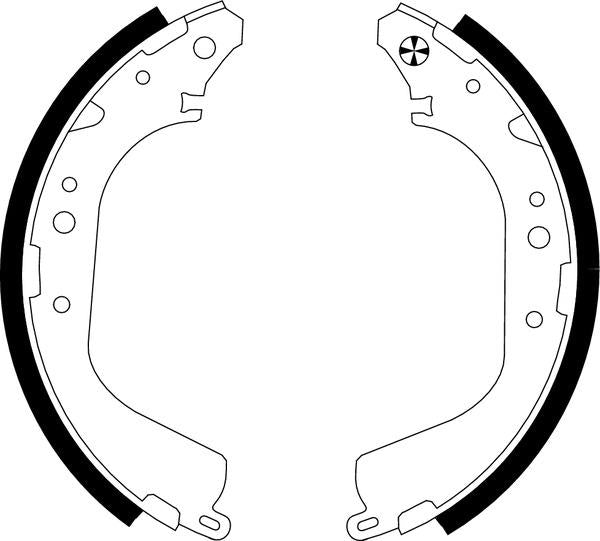 Mintex Brake Shoes fits -Nissan Toyota MFR530 (also fits other vehicles)
