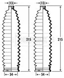 Borg & Beck Steering Gaiter Kit Part No -BSG3352